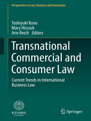 cover image of Transnational Commercial and Consumer Law